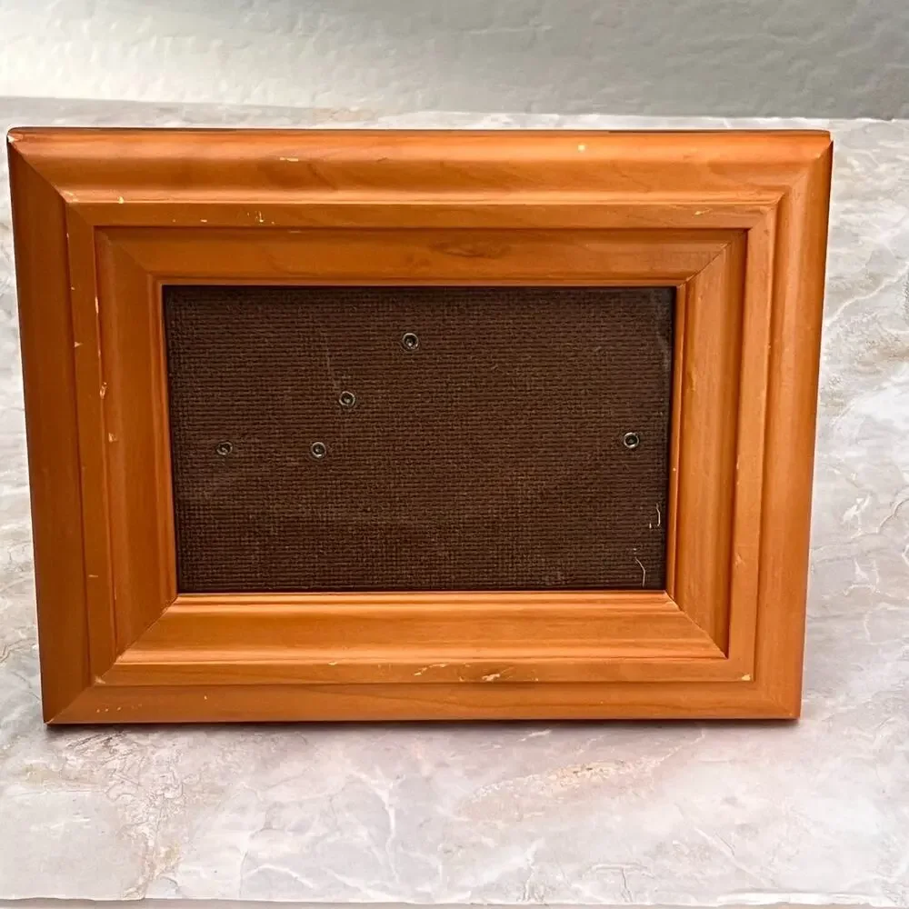 Natural Wood Picture Photo Frame Free Standing 4